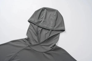 Hoodie / T-shirt manches longues à capuche homme UPF 50+ "TACVASEN - CTA27" - Planète Rando