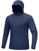 Hoodie / T-shirt manches longues à capuche homme UPF 50+ "TACVASEN - CTA27" - Planète Rando