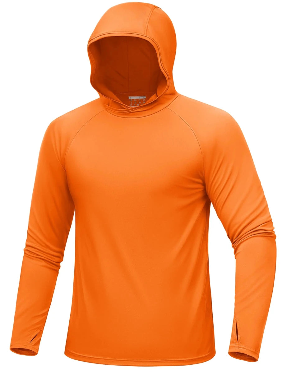 Hoodie / T-shirt manches longues à capuche homme UPF 50+ "TACVASEN - CTA27" - Planète Rando