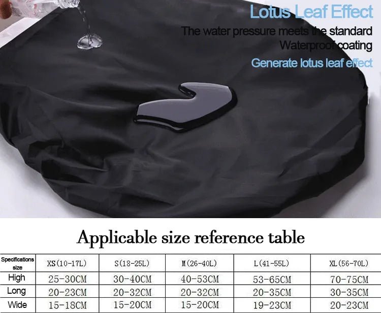 Housse de pluie / raincover imperméable pour sac à dos "Ravel Safety Outdoor - Backpack Cover" - Planète Rando