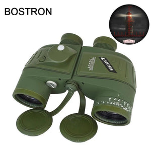 Jumelles 10x50 étanche IP55 avec télémètre boussole BAK4 HD "Bostron - CT1050C" - Planète Rando