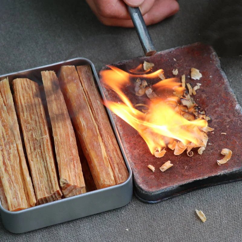 Kit d'allumage pour la survie et le bushcraft "47 Outdoor - Wood Kindling" - Planète Rando