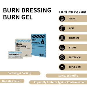 Kit de gel anti - brûlures de premiers secours "Rhino Rescue - CR - BD01" - Planète Rando