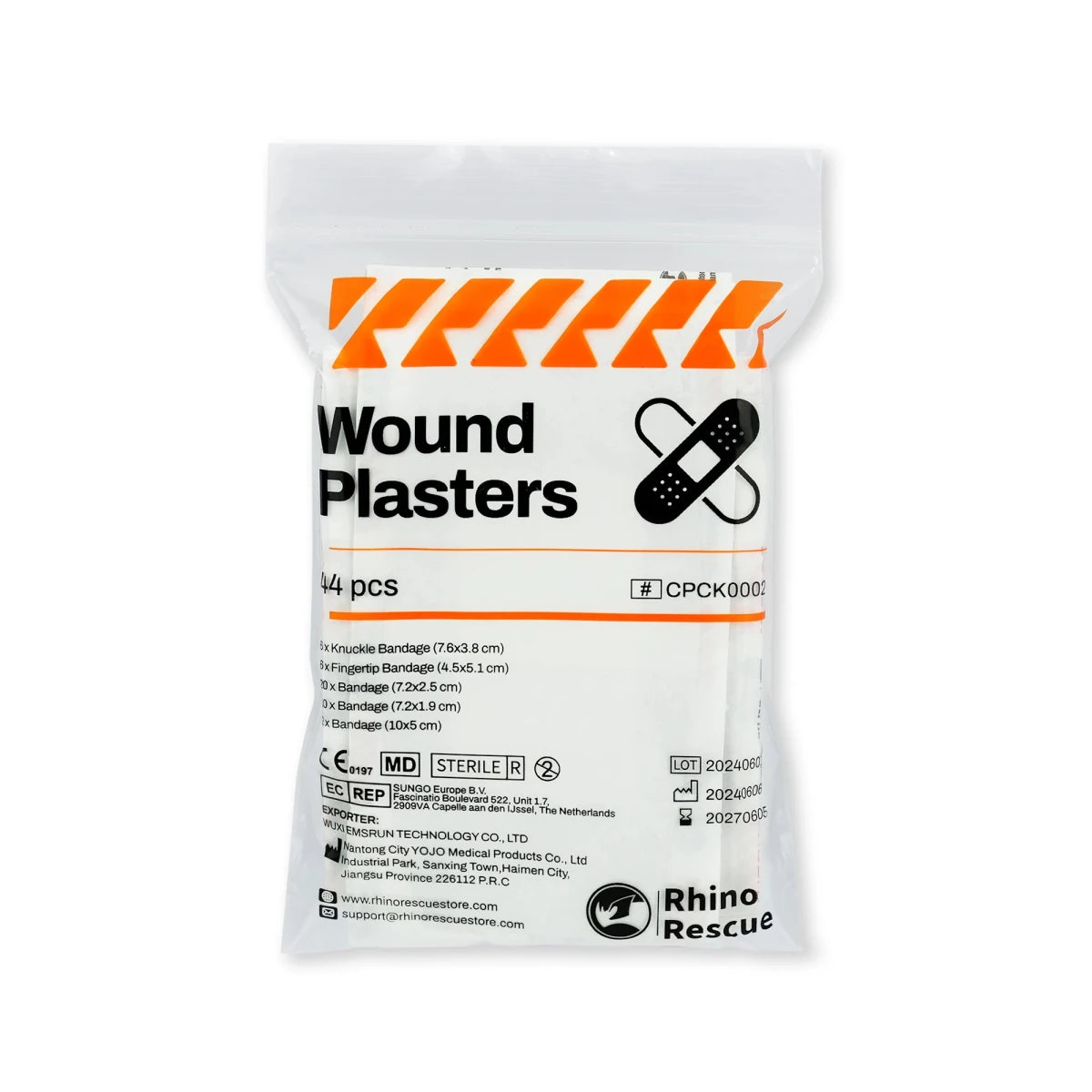 Kit de pansements imperméables "Rhino Rescue - CR - WP01" - Planète Rando