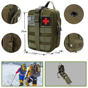 Kit de survie / trousse premiers secours avec pochette Molle "Planete Rando - Survival kit" - Planète Rando