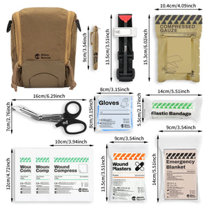 Kit tactique compatible MOLLE pour les services d'urgence "RHINO RESCUE - MOLLE IFAK" - Planète Rando
