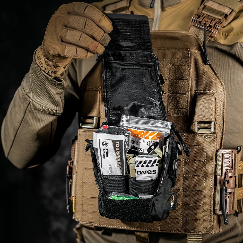 Kit tactique compatible MOLLE pour les services d'urgence "RHINO RESCUE - MOLLE IFAK" - Planète Rando