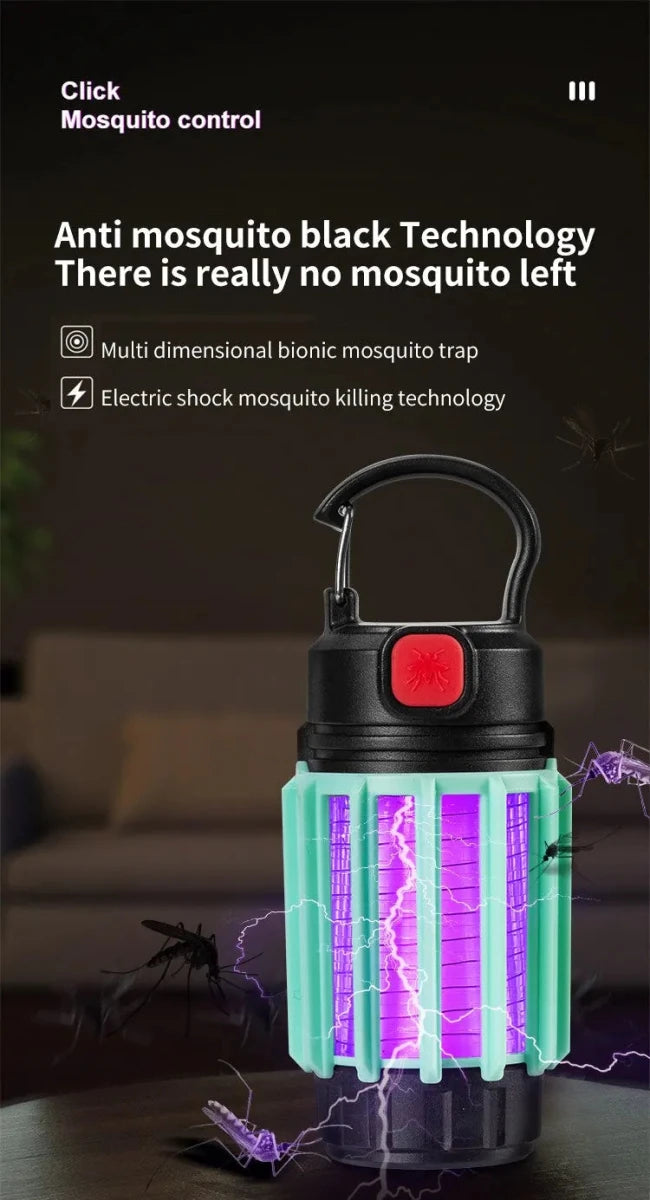 Lampe anti - moustiques d'extérieur résistante à la pluie "E - SMARTER - W882" - Planète Rando