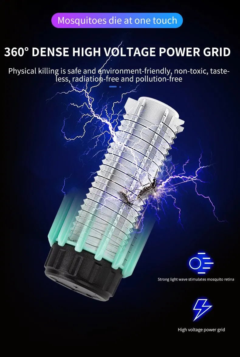 Lampe anti - moustiques d'extérieur résistante à la pluie "E - SMARTER - W882" - Planète Rando