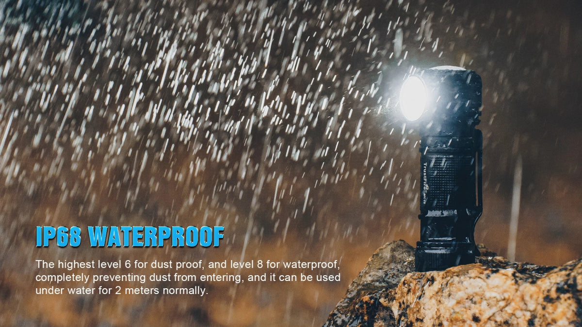 Lampe frontale à LED XP - LHI 18650 magnétique jusqu'à 1200 lumens "Trustfire - Mc18" - Planète Rando