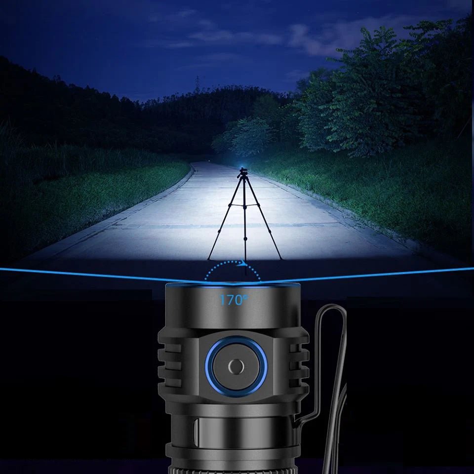 Lampe frontale LED magnétique rechargeable XP - L HI jusqu'à 1000 lumens "TrustFire - MC12" - Planète Rando