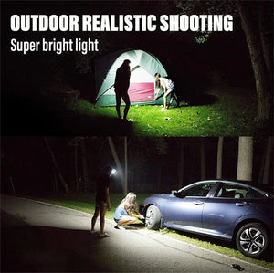 Lampe frontale LED rechargeable avec capteur et indicateur de batterie "ESMARTER - YD07" - Planète Rando