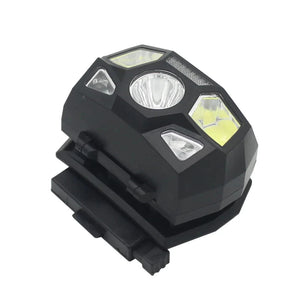 Lampe frontale tactique pour casque avec capteur de signalisation, rechargeable par USB "BOOIU - FAST MICH" - Planète Rando