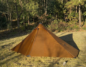 Tente de bivouac ultra-légère pour 1 personne à simple-paroi 690g "3F UL GEAR - Lanshan 1 Pro" 3F UL GEAR