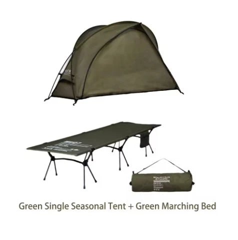 Lit de camp 2 en 1 avec tente simple - paroi "Wellhike Minimalism - Yunchi SWS" - Planète Rando