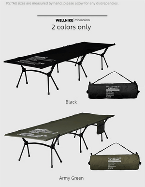 Lit de camp 2 en 1 avec tente simple - paroi "Wellhike Minimalism - Yunchi SWS" - Planète Rando