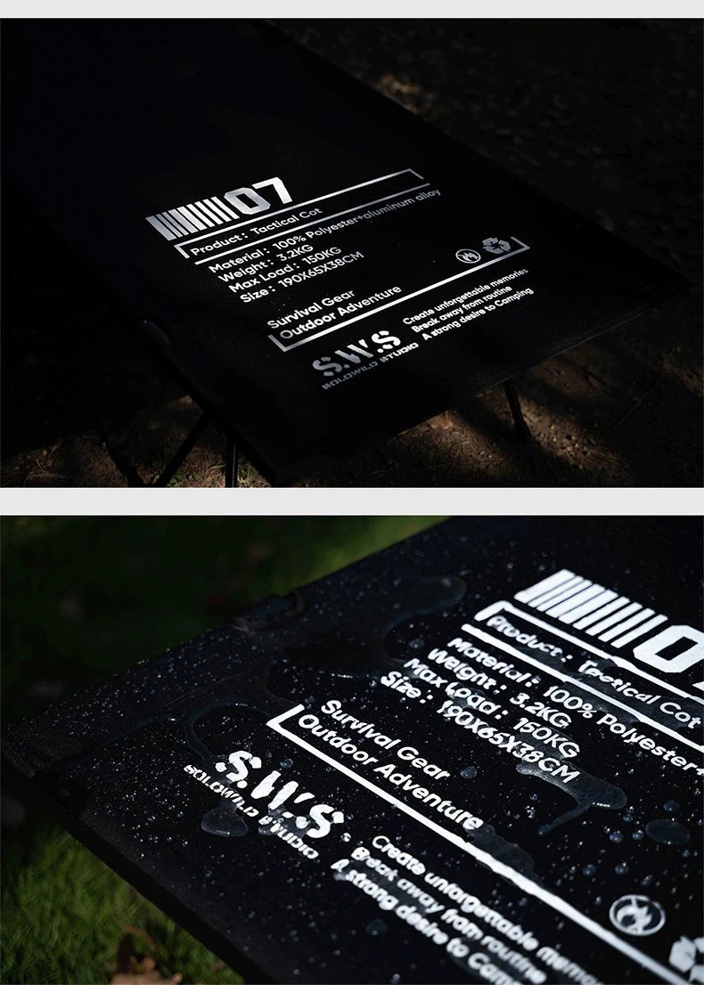 Lit de camp 2 en 1 avec tente simple - paroi "Wellhike Minimalism - Yunchi SWS" - Planète Rando