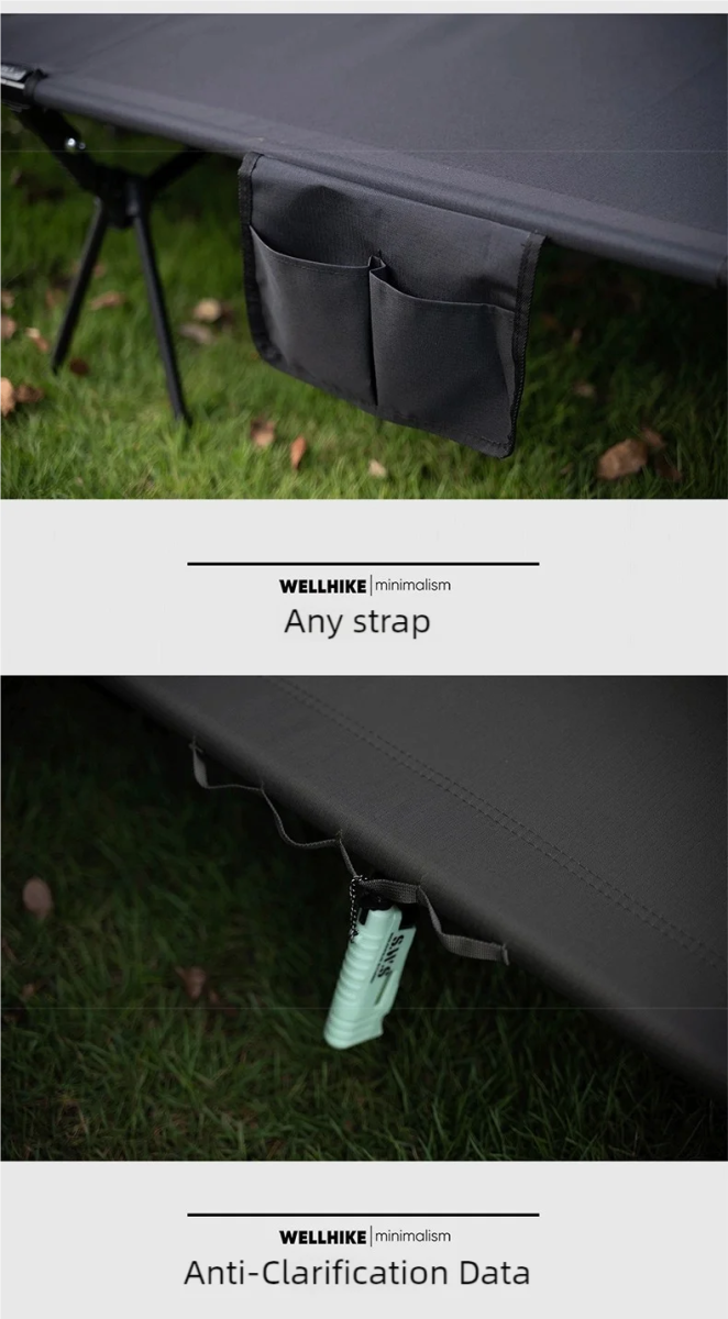 Lit de camp 2 en 1 avec tente simple - paroi "Wellhike Minimalism - Yunchi SWS" - Planète Rando