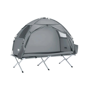 Lit de camp hybride avec tente 3 en 1 pour 1 personne "SoBuy - OGS32 - II" - Planète Rando