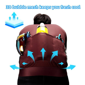 Le maillot de cyclisme unisexe à manches longues blanc DAREVIE "DVJ187" est doté d'une protection UV-SPF30+/SPF50+, d'une fermeture éclair sur le devant, de logos discrets, d'un tissu respirant et de manches en maille 3D pour plus de confort. Montré sur un fond uni.