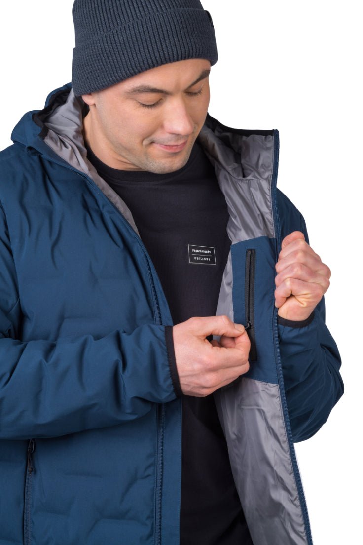 Manteaux 90% duvet de canard avec technologie Welded DownTec pour homme "Hannah − ZAZU" - Planète Rando