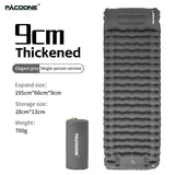 Matelas gonflable avec pompe et oreiller intégré 9cm R - Value 1.6 700g "PACOONE - Ultra pad PA01" - Planète Rando