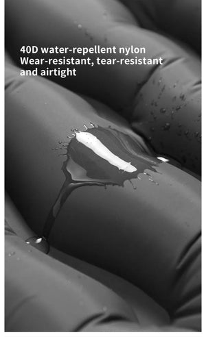 Matelas gonflable avec pompe et oreiller intégré 9cm R - Value 1.6 700g "PACOONE - Ultra pad PA01" - Planète Rando