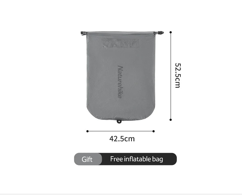 Matelas gonflable de randonnée ultraléger 4 saison à partir de 440g "Naturehike – Inflatable pad R - value 5.8" - Planète Rando
