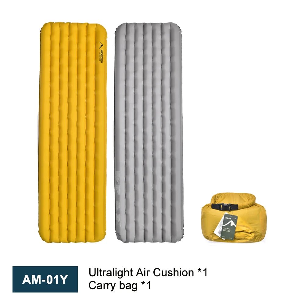 Matelas gonflable léger et confortable 10cm 770g R - Value 7.6 (4 saisons) "Widesea - AM01Y" - Planète Rando