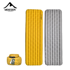 Matelas gonflable léger et confortable 10cm 770g R - Value 7.6 (4 saisons) "Widesea - AM01Y" - Planète Rando