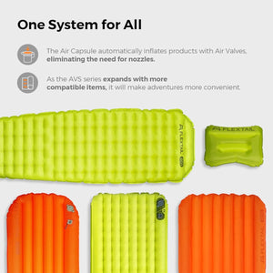 Matelas gonflable ultraléger avec pompe intégrée R - Value 9.4 confort - 35°C "FLEXTAILGEAR - TINY Sleeping pad R09" - Planète Rando