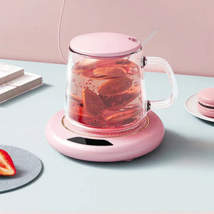 Mini chauffe - tasse thermostatique USB avec 3 vitesses "JFBONIN - Thermostatic coaster" - Planète Rando