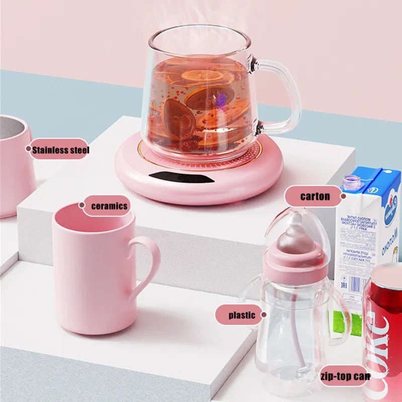 Mini chauffe - tasse thermostatique USB avec 3 vitesses "JFBONIN - Thermostatic coaster" - Planète Rando