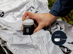Mini - pompe à air / gonfleur portable 4 en 1 avec éclairage LED USB "FLEXTAILGEAR - Max Pump 2 Pro" - Planète Rando