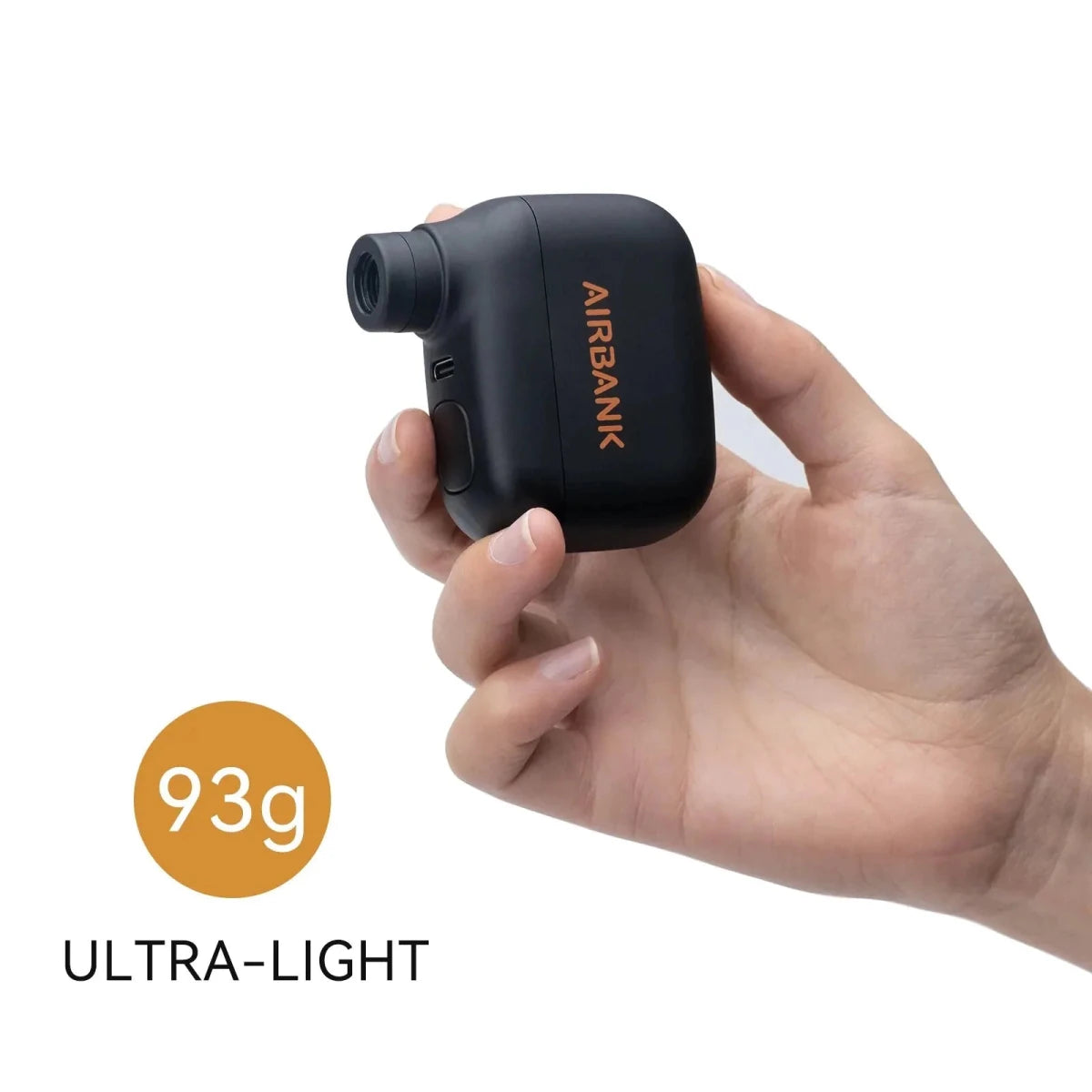 Mini pompe à vélo portable rechargeable 100 PSI 5V Type - C "AIRBANK - AS100" - Planète Rando
