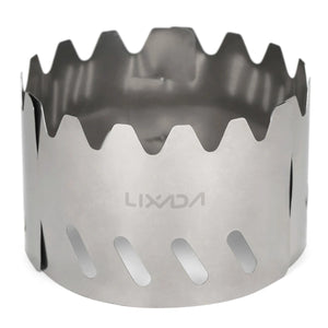 Mini réchaud à alcool d'extérieur en alliage d'aluminium avec couvercle "Lixada - ST025" - Planète Rando