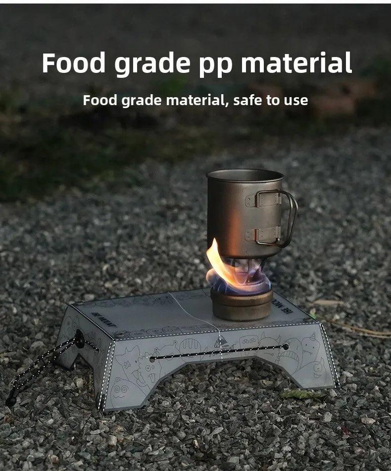 Mini table pliante ultralégère en polypropylène et plateau 97g " Isemount - Folding table pp" - Planète Rando
