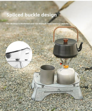 Mini table pliante ultralégère en polypropylène et plateau 97g " Isemount - Folding table pp" - Planète Rando