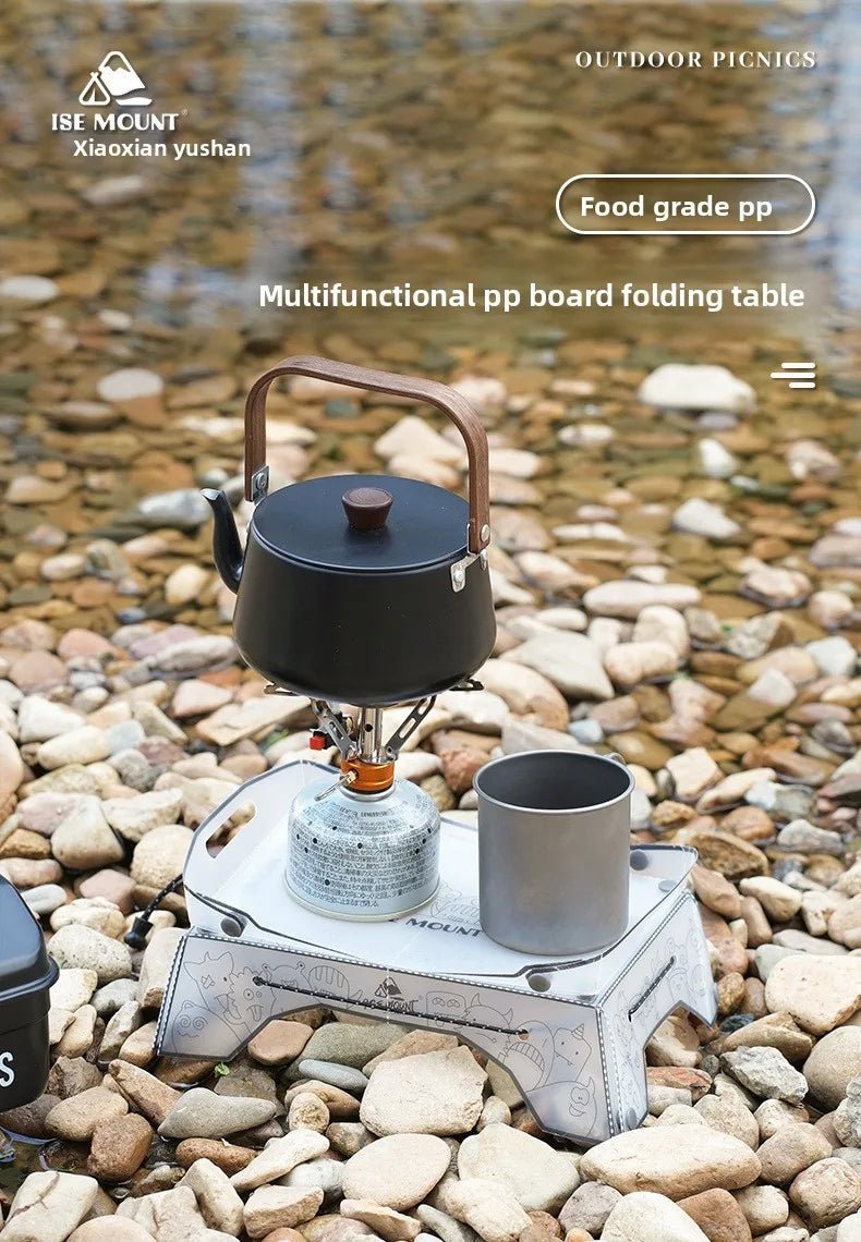 Mini table pliante ultralégère en polypropylène et plateau 97g " Isemount - Folding table pp" - Planète Rando