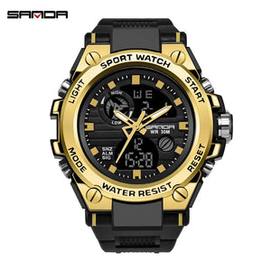 Montre à quartz & numérique étanche 30m pour le sport "SANDA - 739" - Planète Rando
