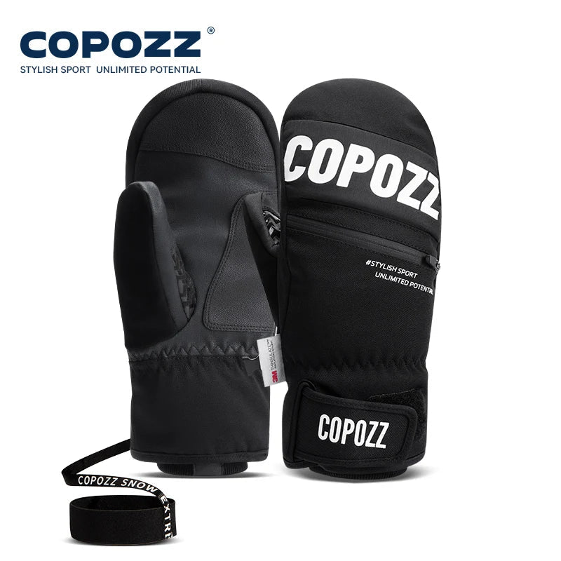 Moufles de ski / snowboard thermique avec 3M Thinsulate et technologie HIPORA "COPOZZ - HXST - 23600" - Planète Rando