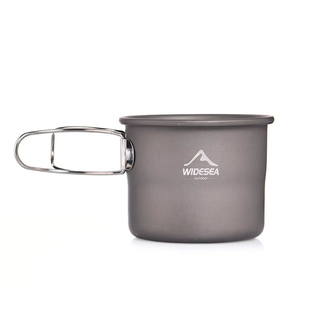 Mug / tasse de camping en aluminium pour café ou thé en extérieur "Widesea - WSCC - 105" - Planète Rando