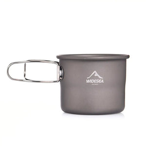 Mug / tasse de camping en aluminium pour café ou thé en extérieur "Widesea - WSCC - 105" - Planète Rando