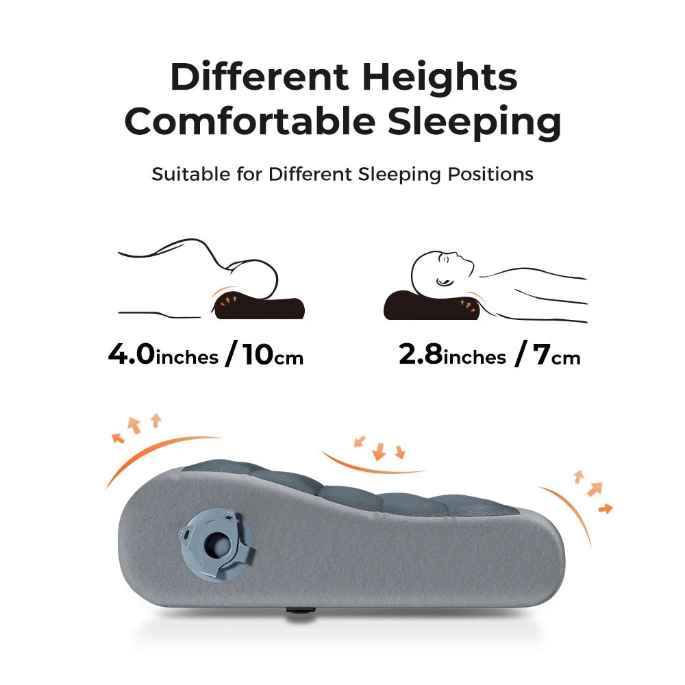 Oreiller gonflable ergonomique avec contour du cou 160g "FLEXTAILGEAR - Zero Pillow SE" - Planète Rando