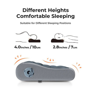 Oreiller gonflable ergonomique avec contour du cou 160g "FLEXTAILGEAR - Zero Pillow SE" - Planète Rando