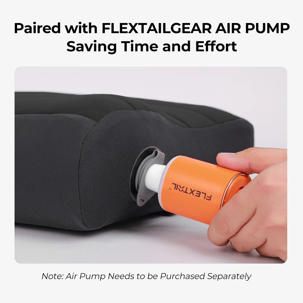 Oreiller gonflable ergonomique avec contour du cou 160g "FLEXTAILGEAR - Zero Pillow SE" - Planète Rando