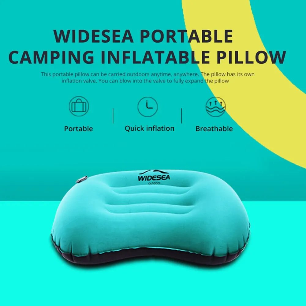 Oreiller gonflable ultraléger pour le camping et le bivouac "Widesea - WSCP - 001" - Planète Rando