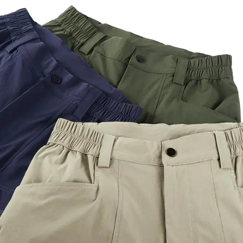 Pantalon cargo homme à séchage rapide avec poches zippées, grande taille pour homme "Covocs - 9937" - Planète Rando
