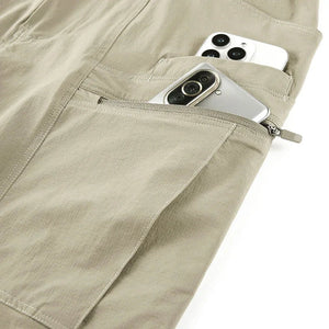 Pantalon cargo homme à séchage rapide avec poches zippées, grande taille pour homme "Covocs - 9937" - Planète Rando