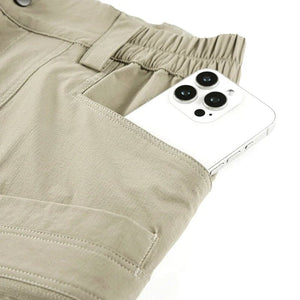 Pantalon cargo homme à séchage rapide avec poches zippées, grande taille pour homme "Covocs - 9937" - Planète Rando